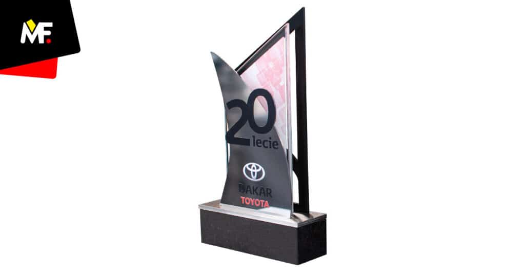 Statuetka biznesowa 20-lecie Dakar-Toyota Rzeszów